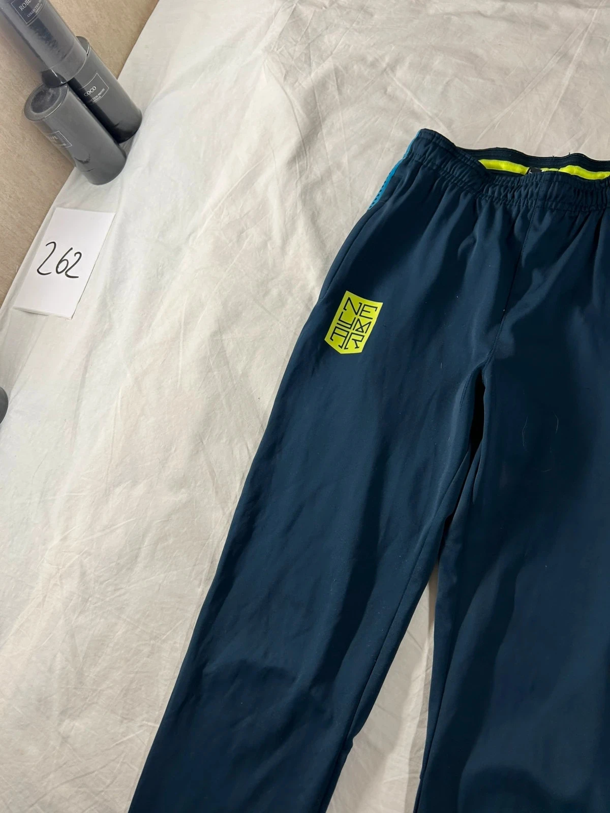 Calça de jogging de moletom azul marinho Nike dri fit tamanho 13 anos – photo 4
